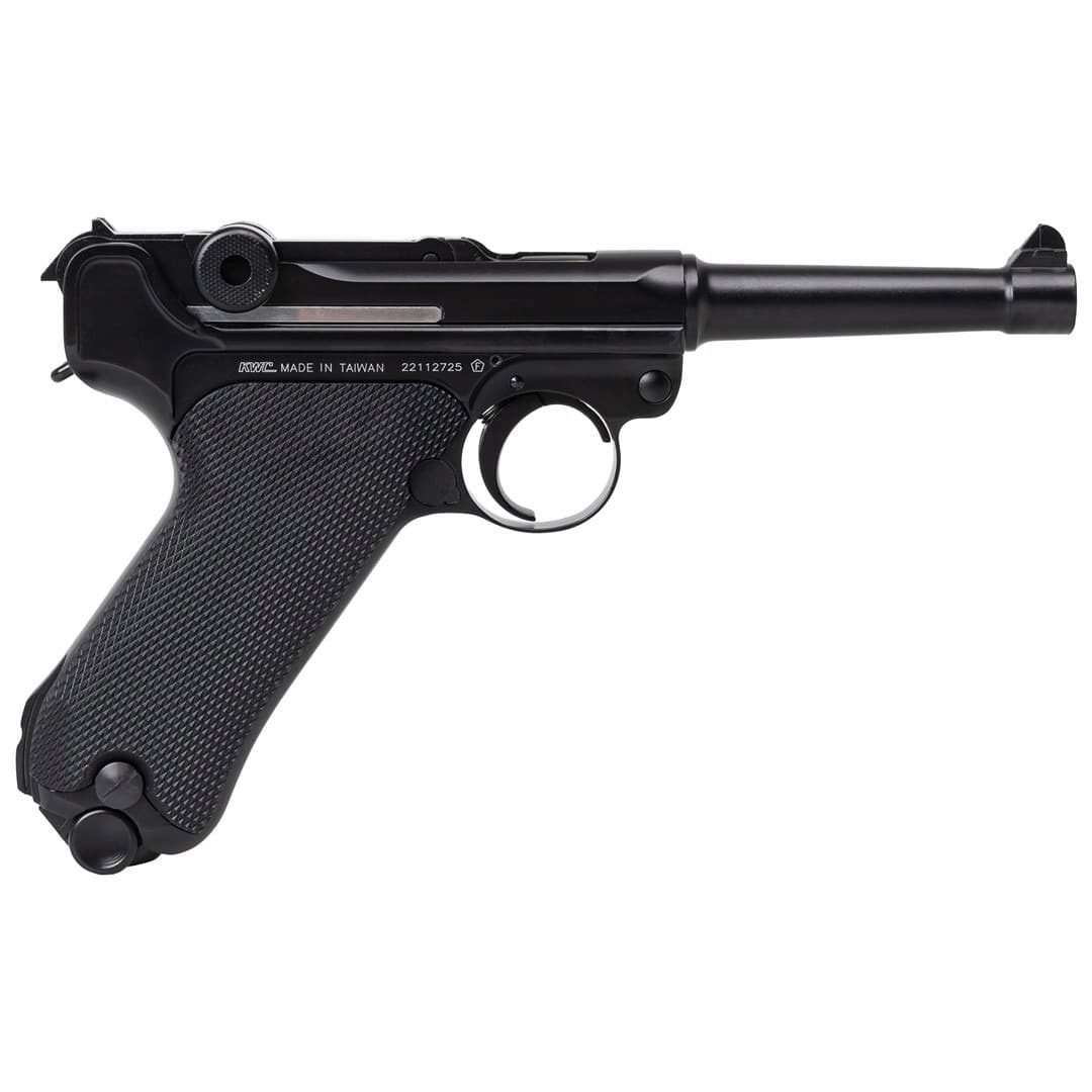 Wiatrówka pistolet RANGER P08 Parabellum KWC kaliber 4,5 mm BBs z systemem Blow Back