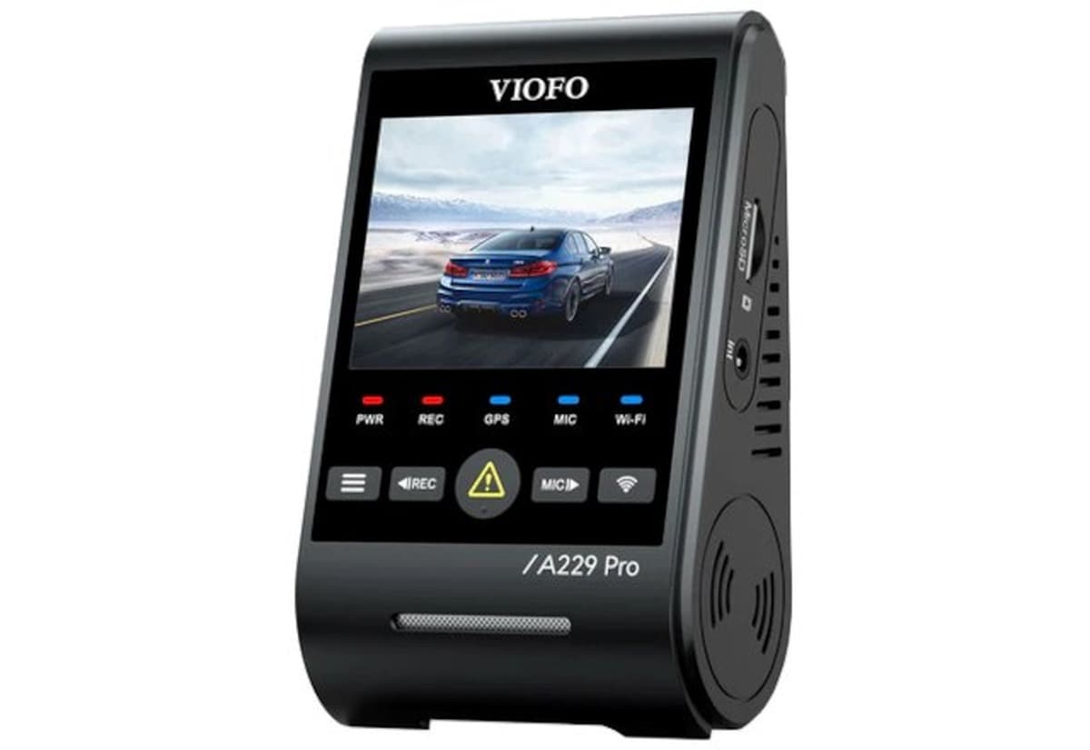 Wideorejestrator VIOFO A229 PRO 3CH-G GPS (4K+2K+1080p, WiFi, GPS, 3 kamery)