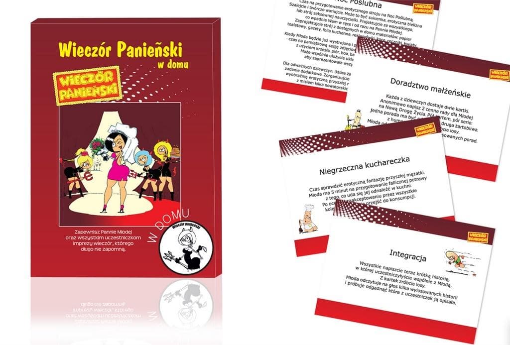 GrajmyRazem Gra Karciana dla Par Wieczór Panieński w Domu