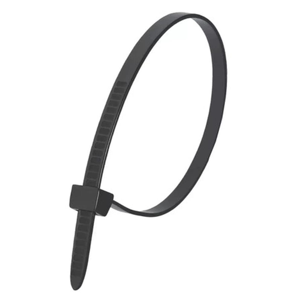 Wielorazowe opaski zaciskowe czarne 7,4 x 400 mm, 50 sztuk