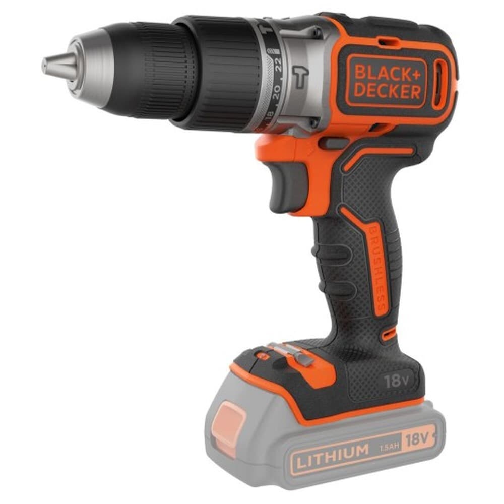 Wiertarko-wkrętarka akumulatorowa Black & Decker 18 V 1650 RPM
