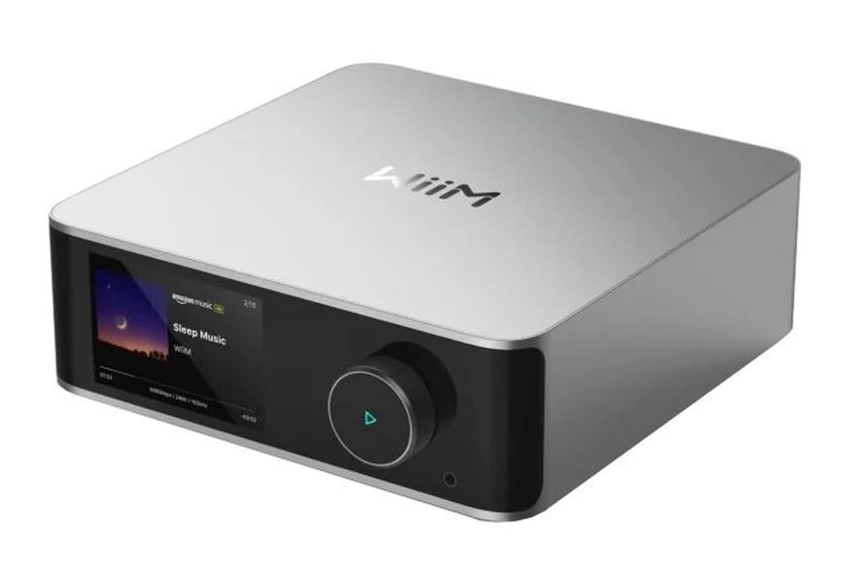 WiiM Ultra Silver - Streamer, odtwarzacz sieciowy z ekranem 3,5"