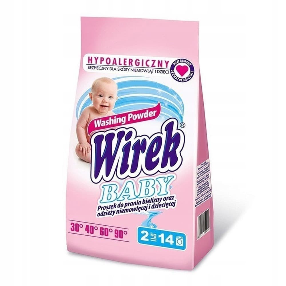 Wirek Proszek do prania Hipoalergiczny dla Niemowląt 2 kg