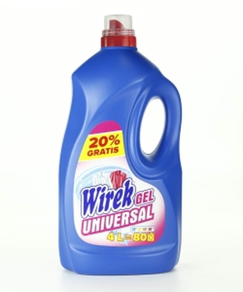 Wirek żel do prania uniwersalny 4 litry 80 prań