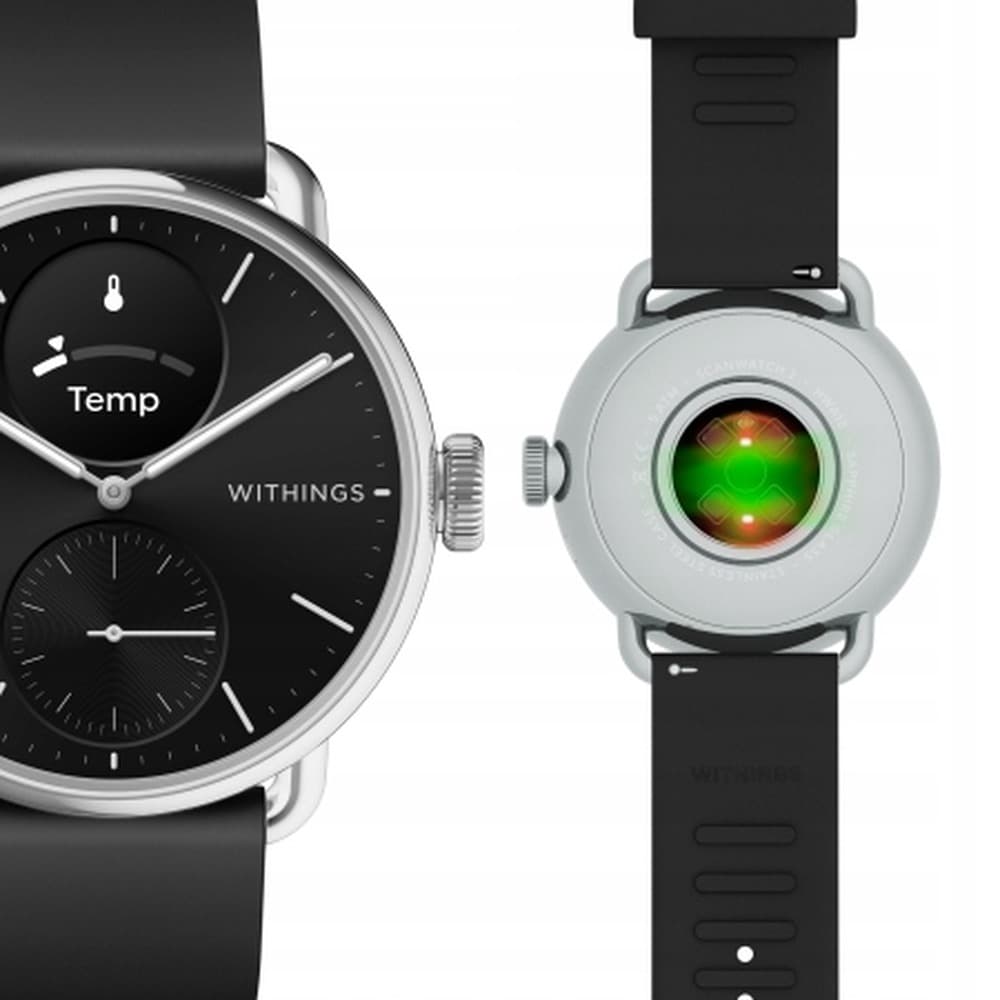 Withings ScanWatch 2 38mm Hybrydowy smartwatch ze stali nierdzewnej