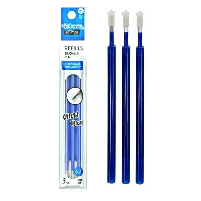 Wkład do długopisu Patio Colorino wymazywalny niebieski 0.5 mm