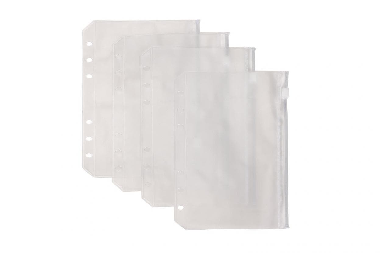 Wkład do organizera B6 woreczki strunowe 4 sztuki 180x105 mm