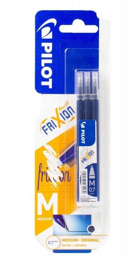 Wkład Frixion Ball 0,7 granatowy Pilot blister 3szt.