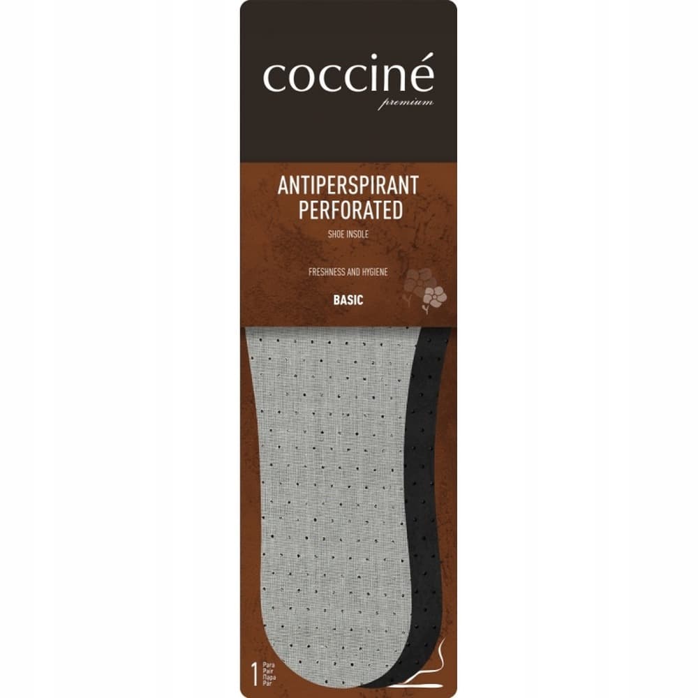 Coccine wkładki do obuwia ANTIPERSPIRANT PERFORATED rozmiar 39