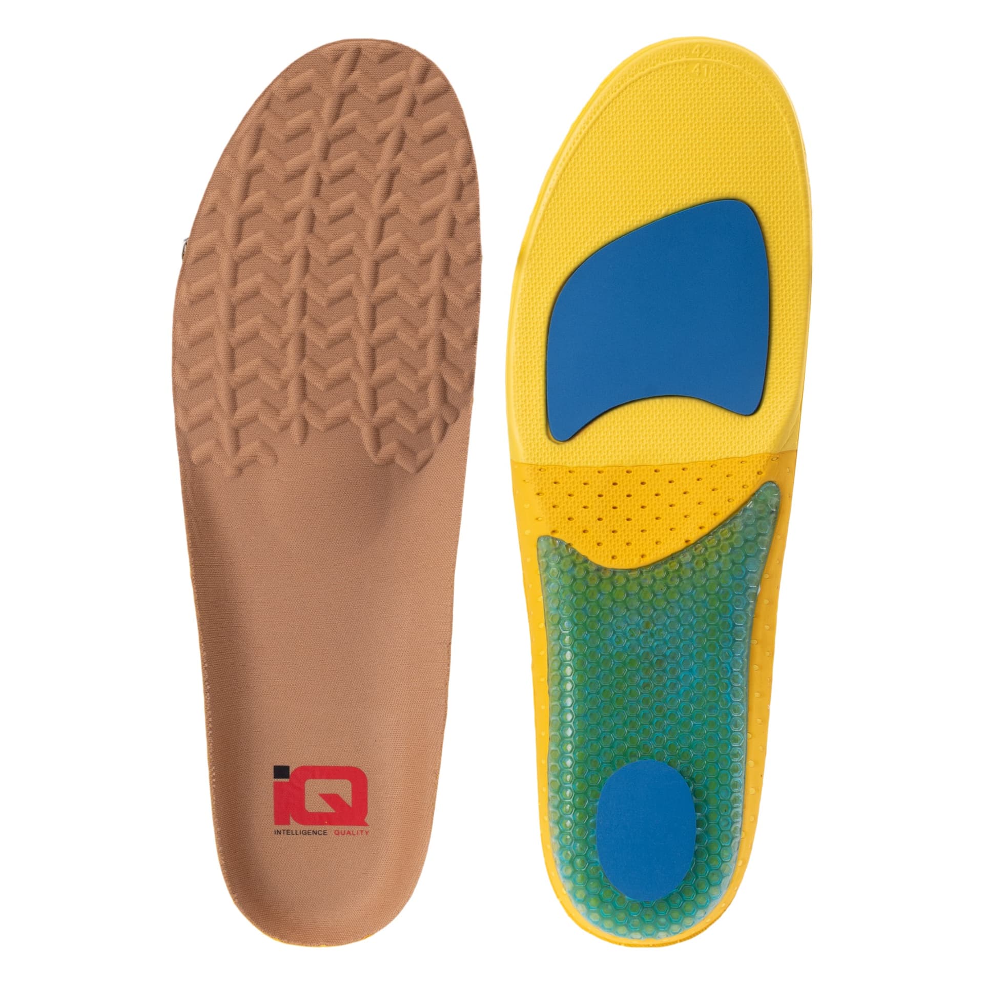 Wkładki Iq Intelligence Quality Nevora Insole brązowe