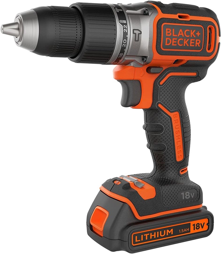 Wkrętarka akumulatorowa Black & Decker 18V bezszczotkowa 2 baterie