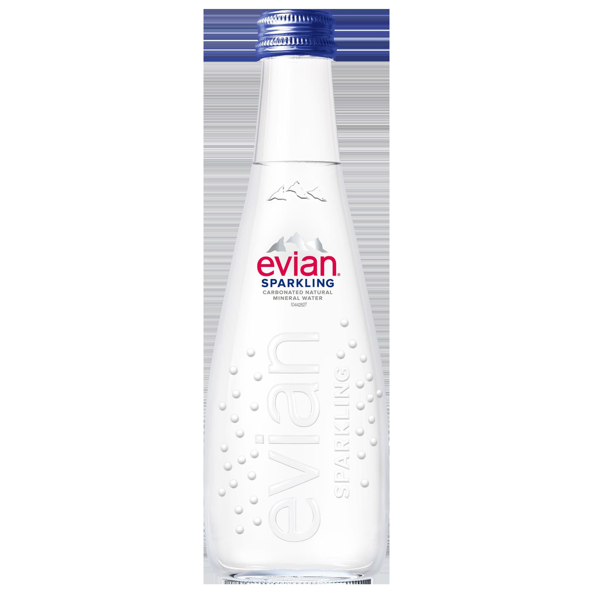 EVIAN naturalna woda mineralna gazowana szkło 330ml
