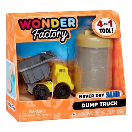 Wonder Factory Piasek Kinetyczny Brązowy z Wywrotką