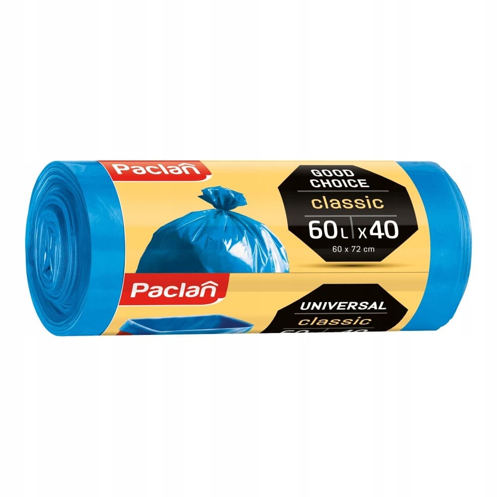 Paclan Classic Worki na śmieci 60L 40 szt