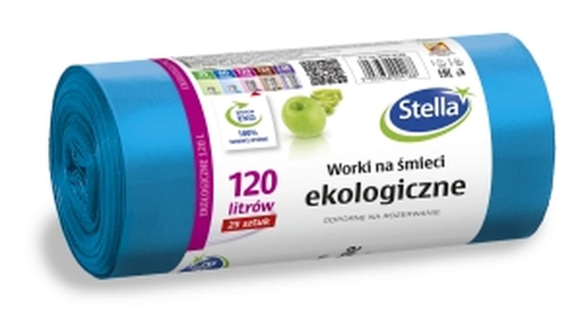 Worki na śmieci Stella EKO 120 l 25 sztuk niebieskie