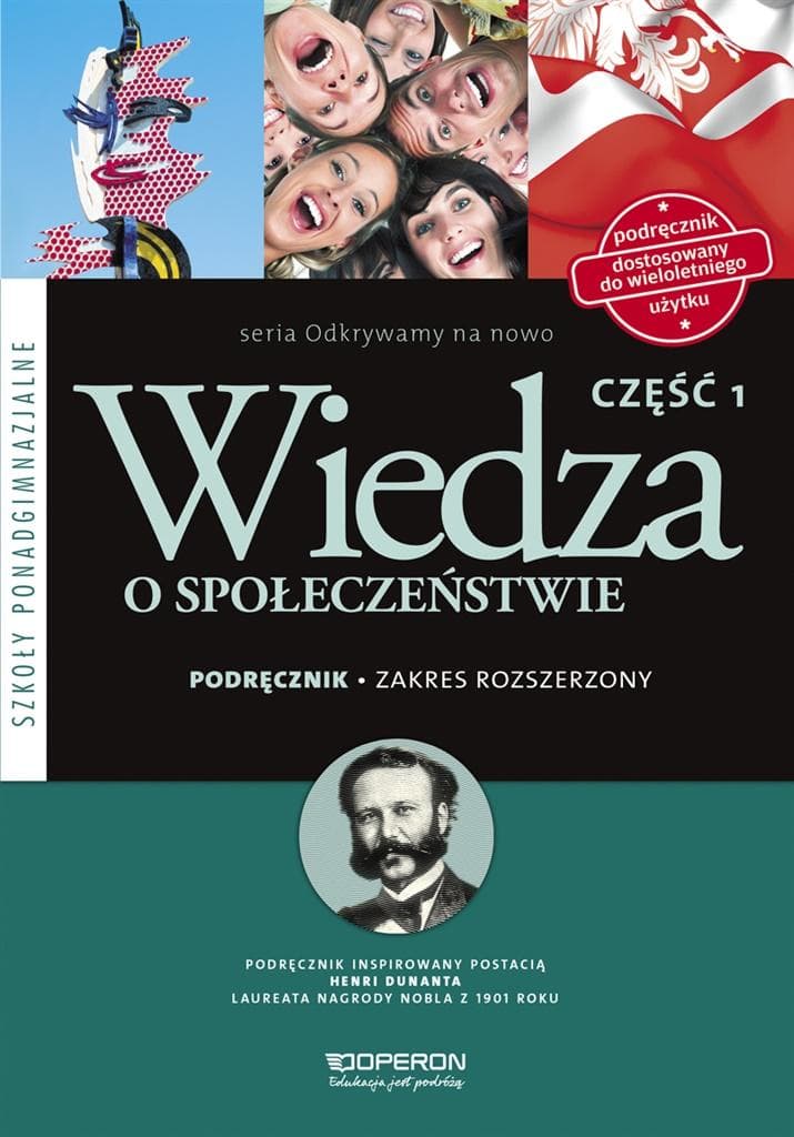 WOS LO 1 Odkrywamy na nowo podręcznik do wiedzy o społeczeństwie dla liceum i technikum, zakres rozszerzony, wydanie 2015, OPERON