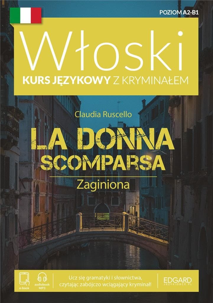 Włoski kurs językowy z kryminałem Claudia Ruscello