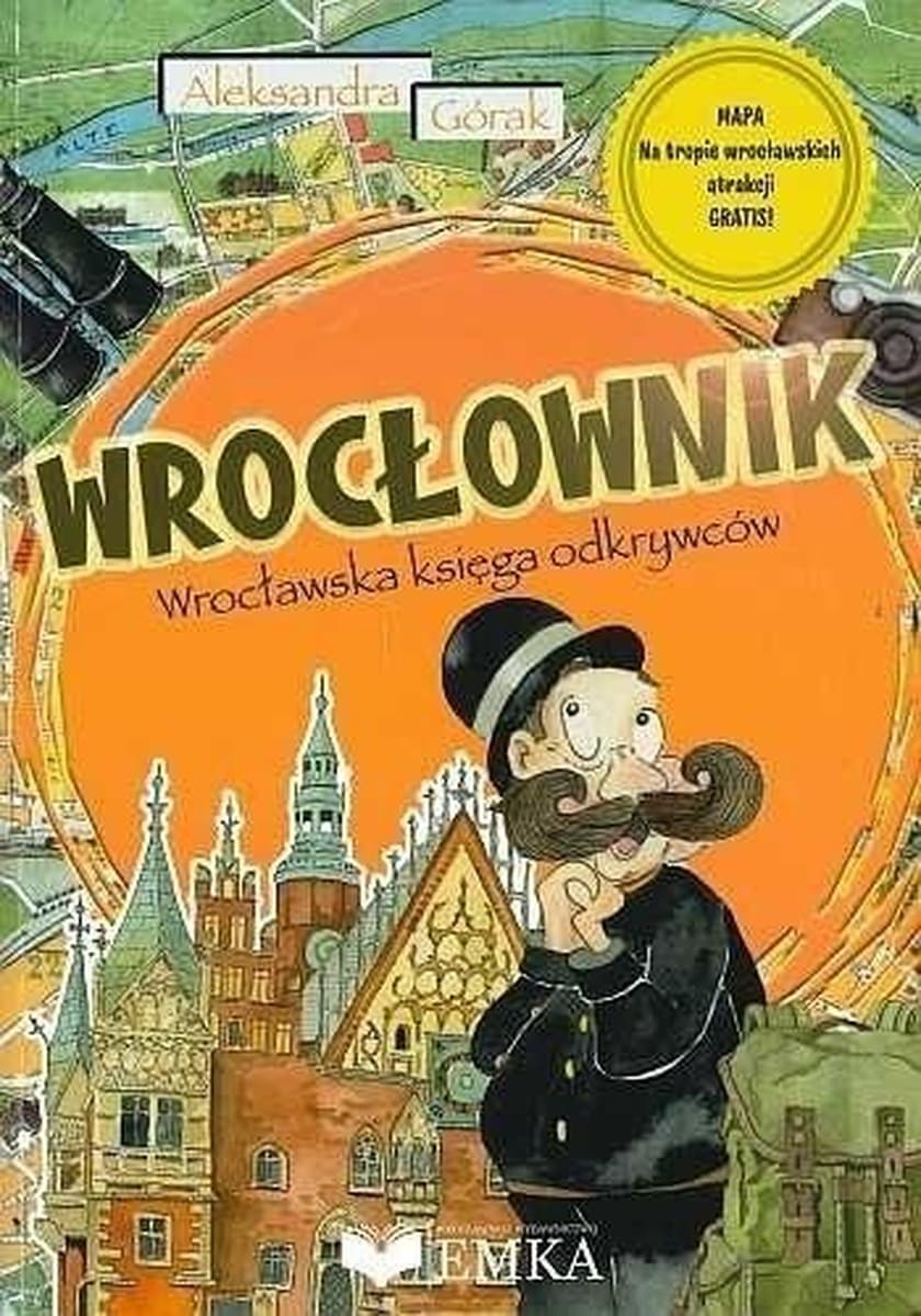 Wrocłownik. Wrocławska księga odkrywców - mapa