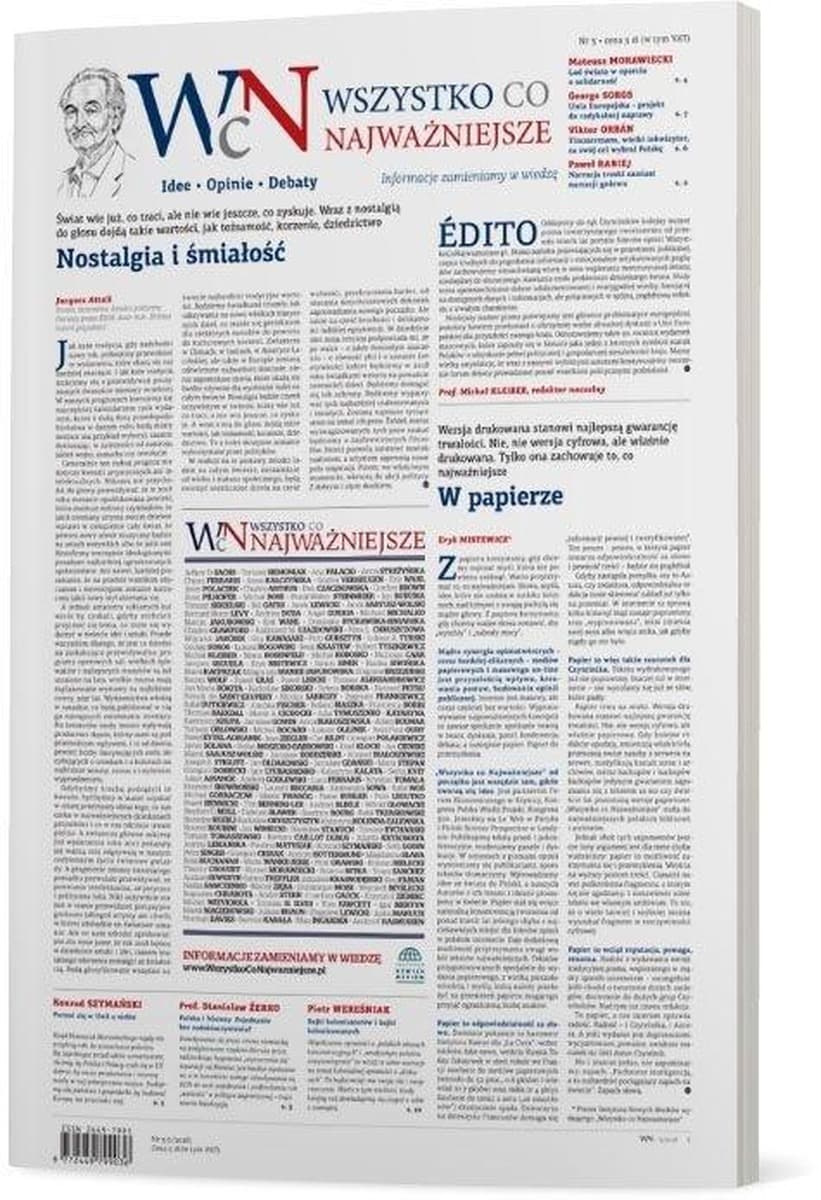Wszystko co Najważniejsze nr 3 - Pismo idei i opinii
