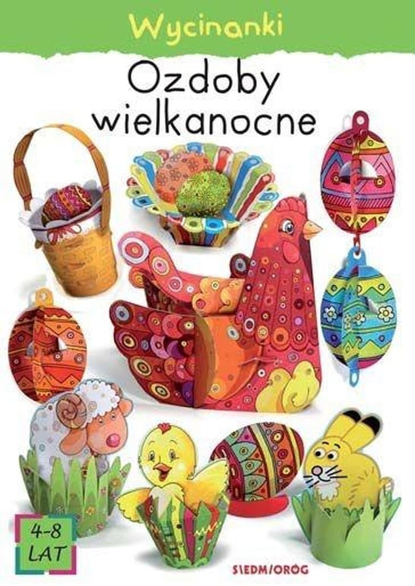 Wycinanki Ozdoby wielkanocne dla dzieci