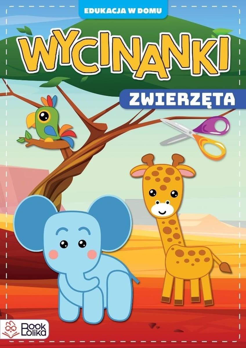 Wycinanki Zwierzęta - Książka dla dzieci
