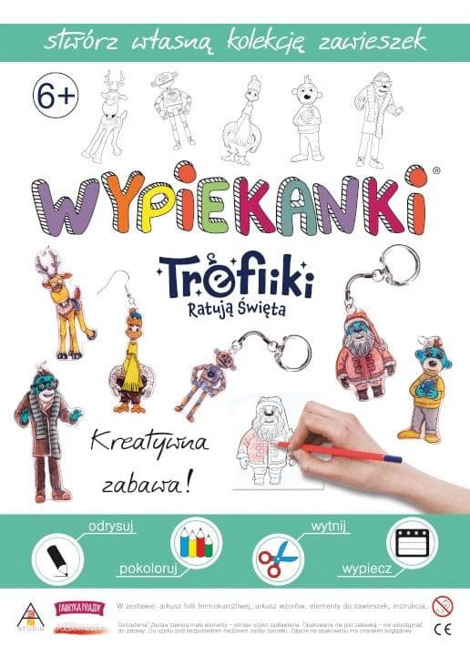 Zestaw kreatywny Wypiekanki Trefliki Ratują Święta do tworzenia ozdób