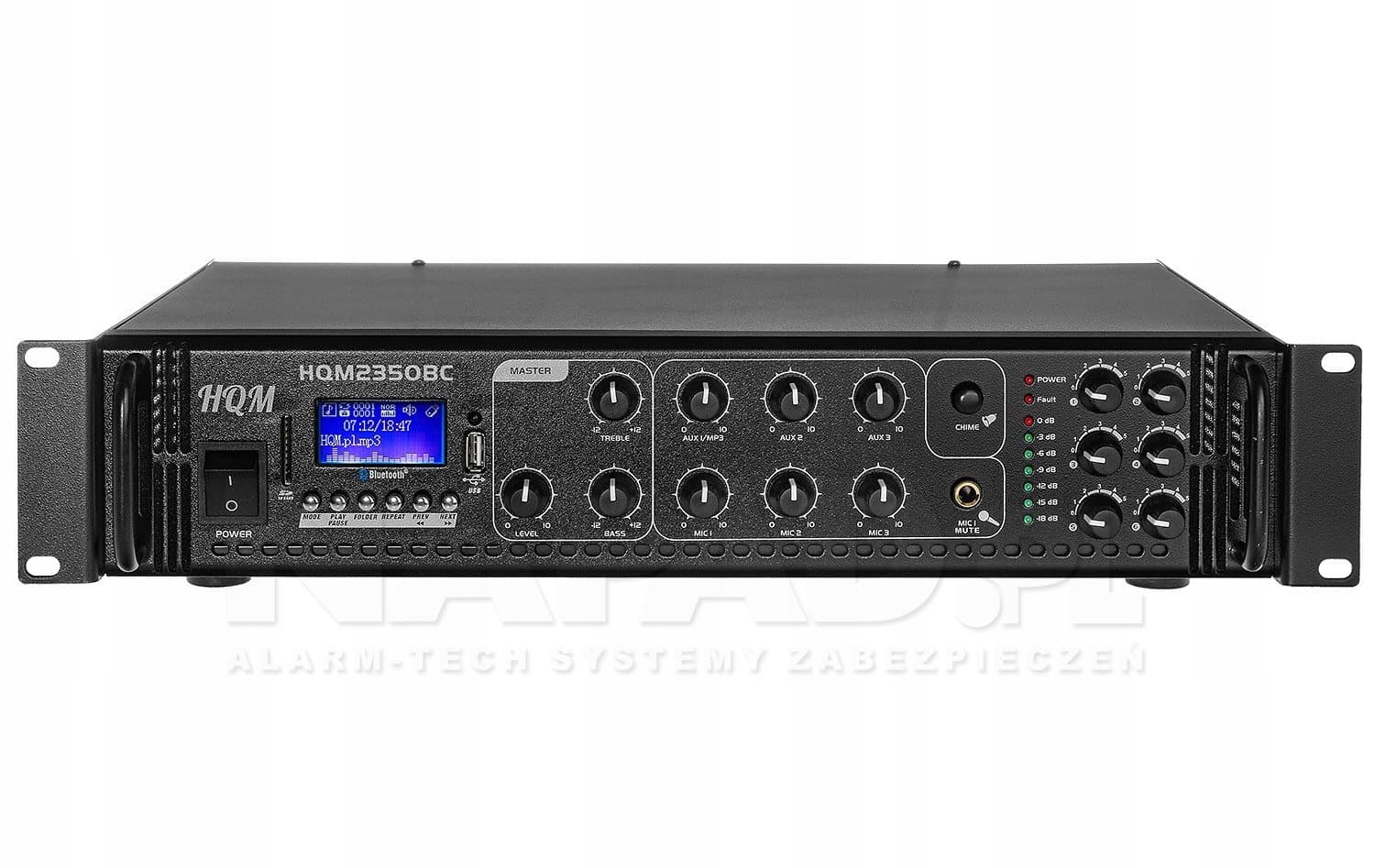 WZMACNIACZ HQM2350BC RADIO FM/MP3/BLUETOOTH 350W