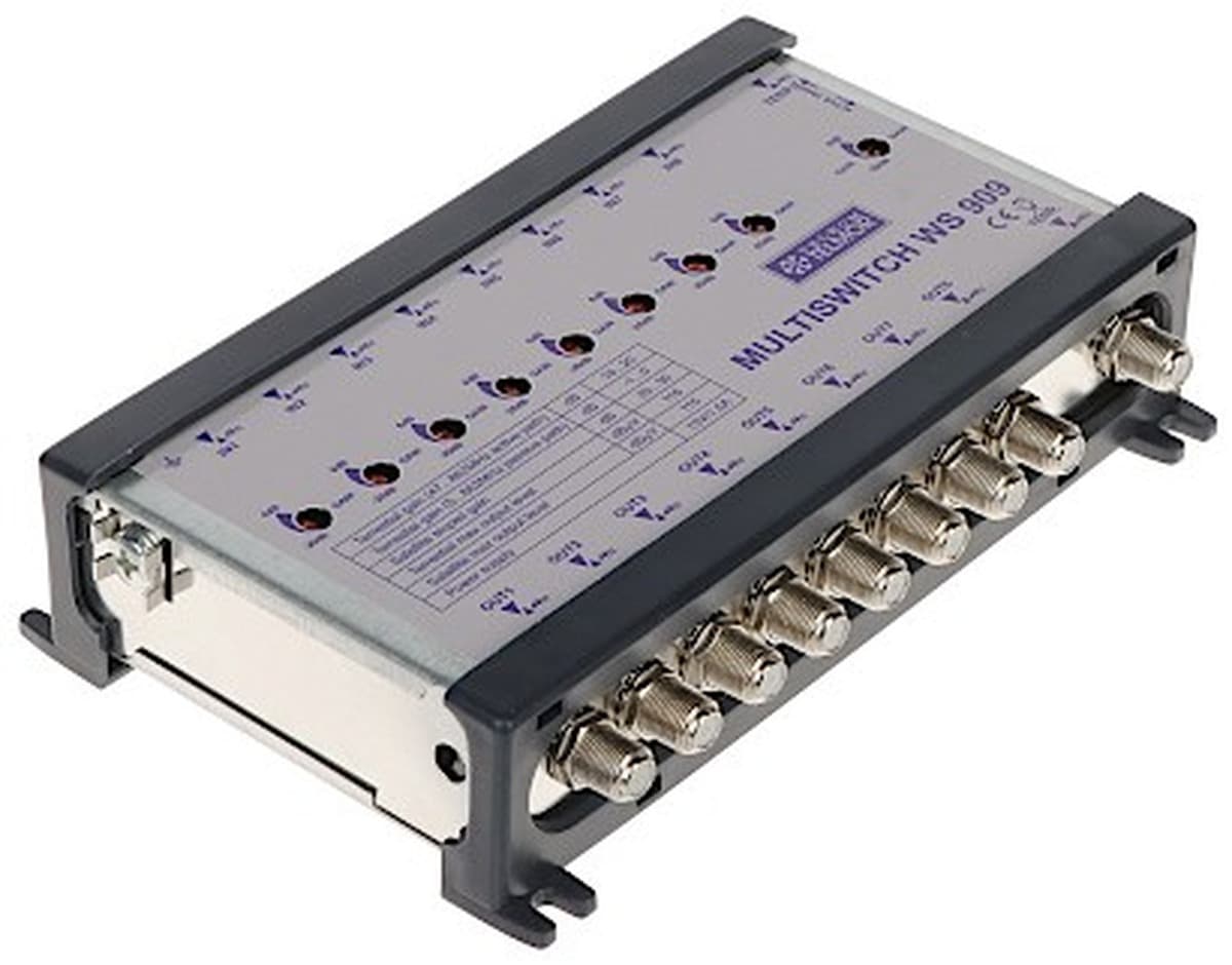 Wzmacniacz magistrali multiswitchowej WS-909 9 wejść / 9 wyjść Telmor