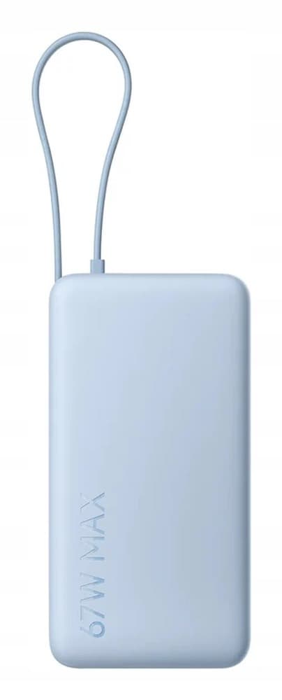 Xiaomi Power Bank 67W 20000 mAh z Wbudowanym Kablem - Ice Blue