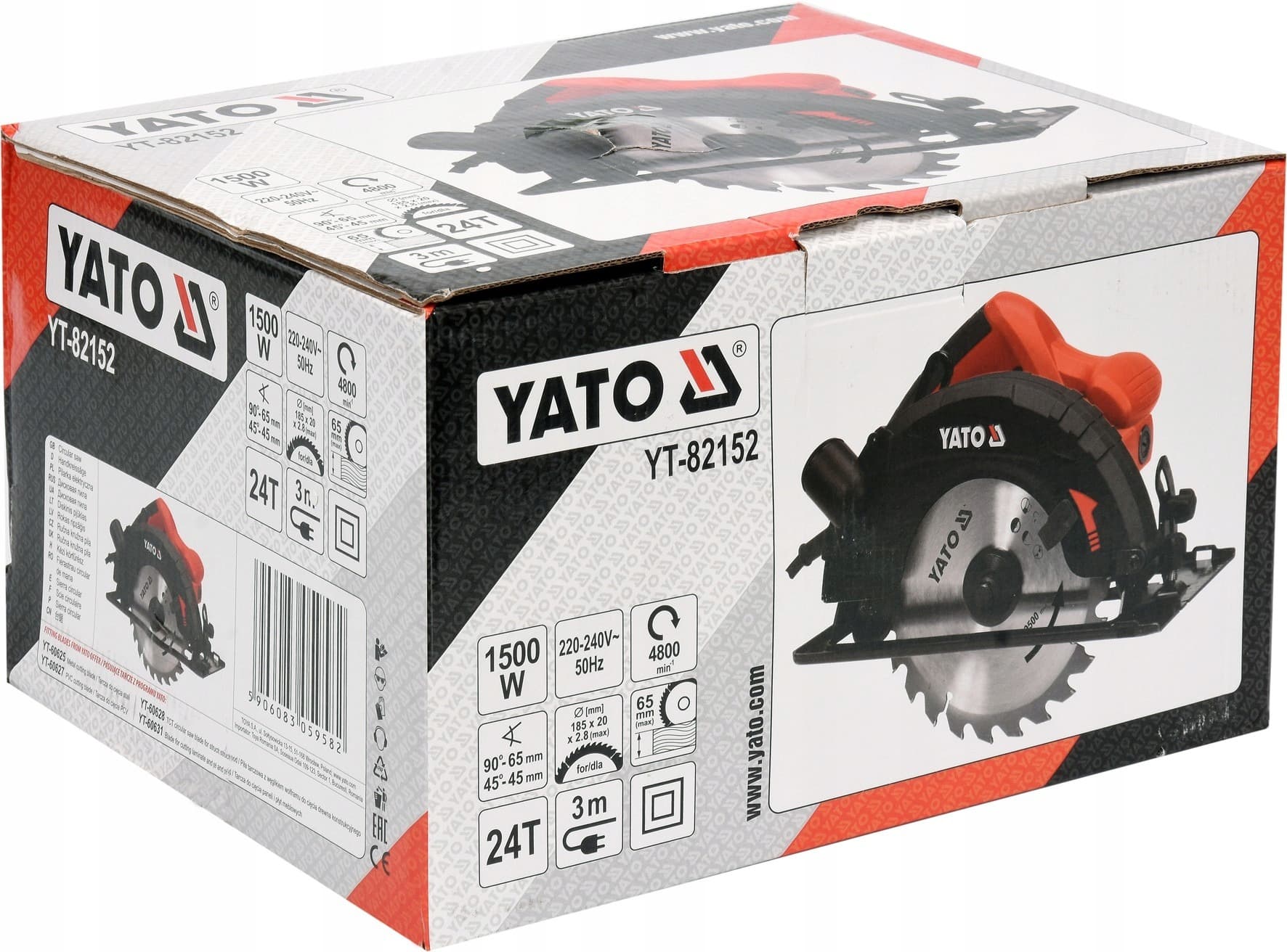 YATO PILARKA TARCZOWA 185mm 1500W