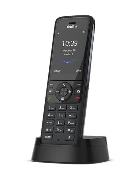 Yealink Słuchawka DECT W78H Czarna z Identyfikacją