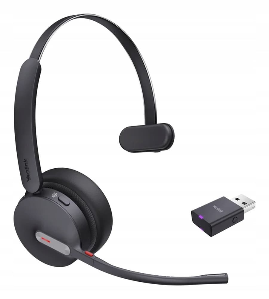 Yealink Wh64 Mono Teams Headset - Zestaw słuchawkowy