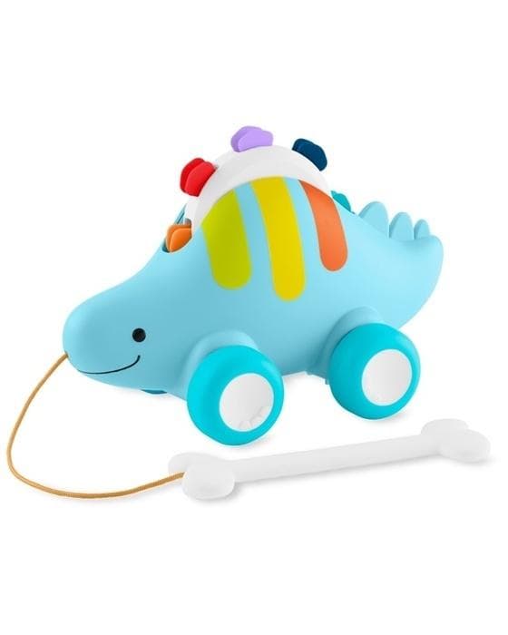 Muzyczna zabawka do ciągnięcia Dinozaur 3w1