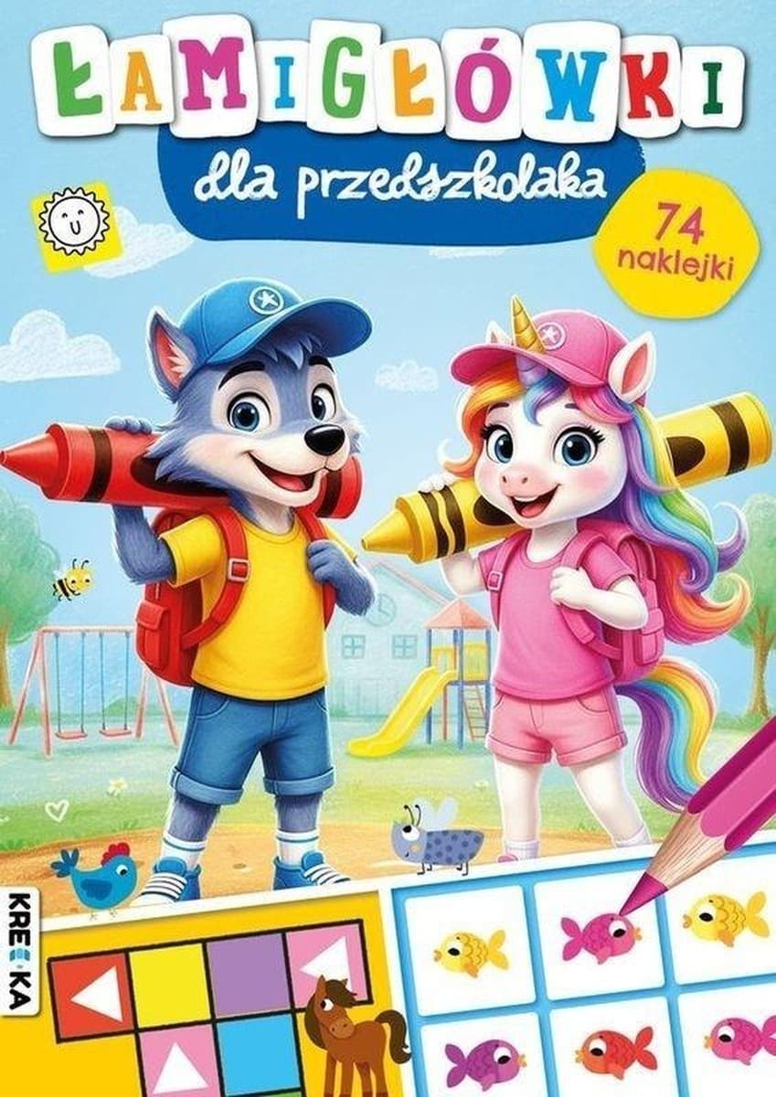 Zabawne Łamigłówki. Zeszyt ćwiczeń dla dzieci