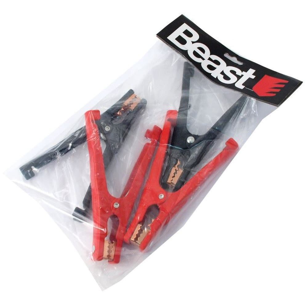 Zaciski do kabli rozruchowych Jumbo 4 sztuki