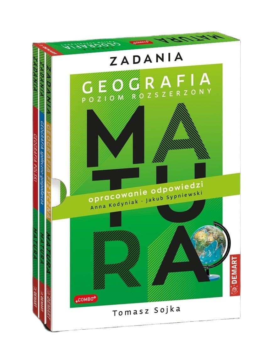 Zadania z geografii w etui