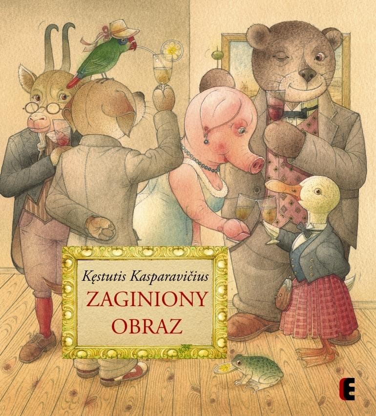 Zaginiony obraz Kęstutis Kasparaviius, twarda oprawa, 68 stron - Książka dla dzieci