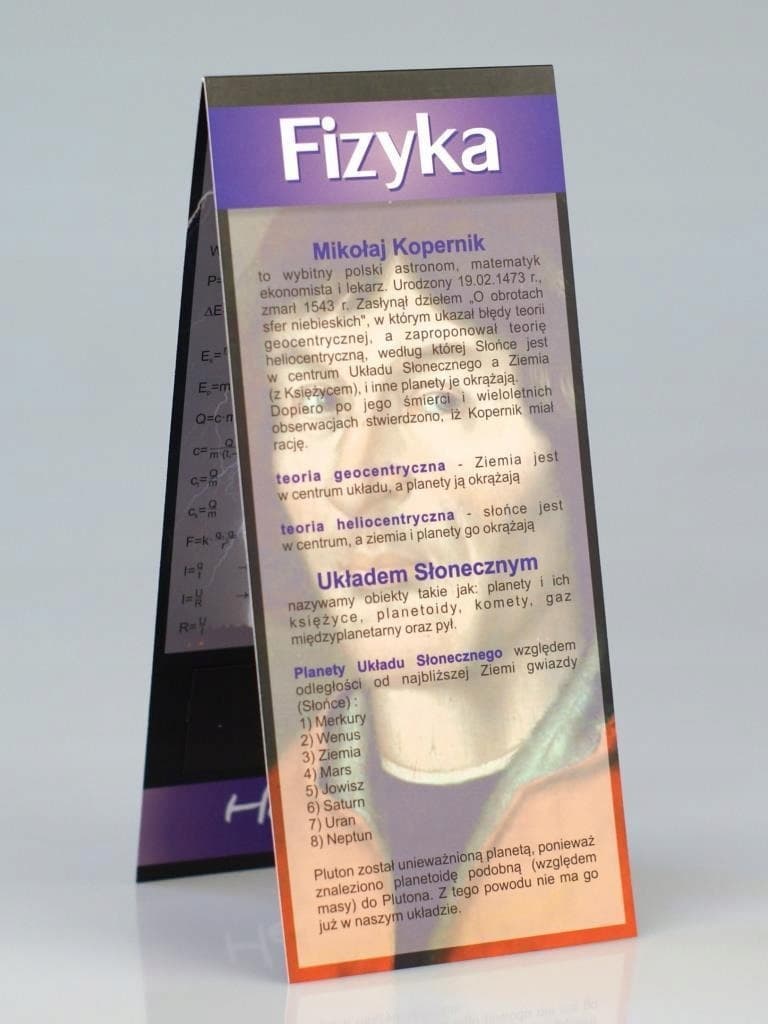 Zakładka magnetyczna do książki motyw Kopernika