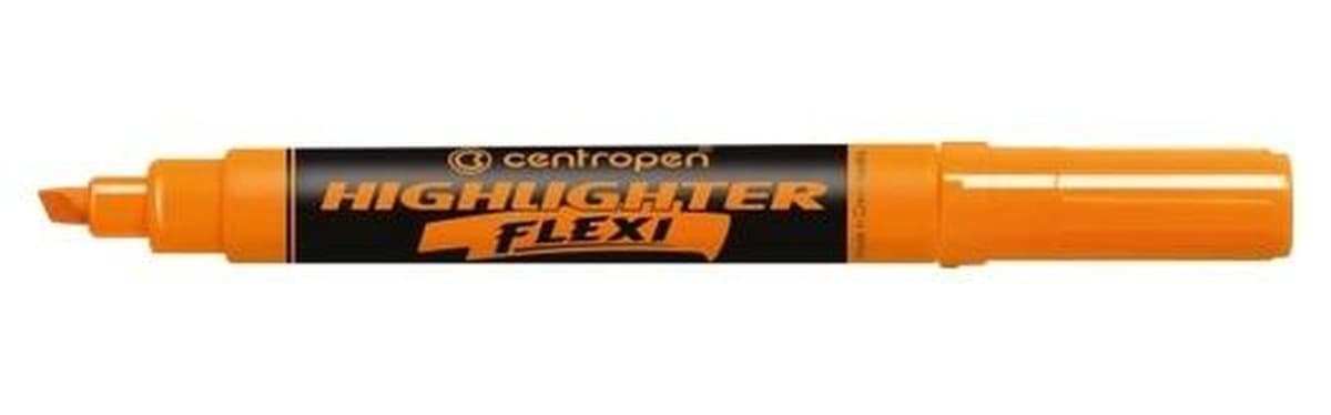 Zakreślacz Centropen Flexi 8542 pomarańczowy