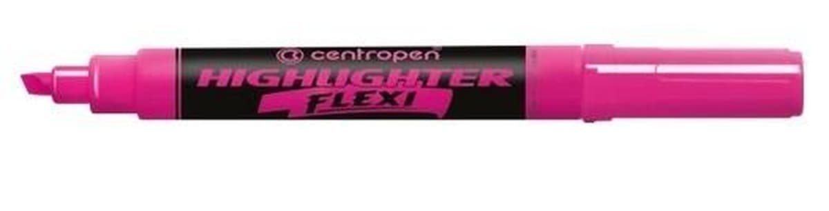 Zakreślacz Centropen Flexi 8542 różowy