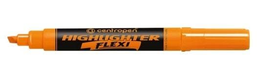 Zakreślacz Centropen Flexi 8542 pomarańczowy