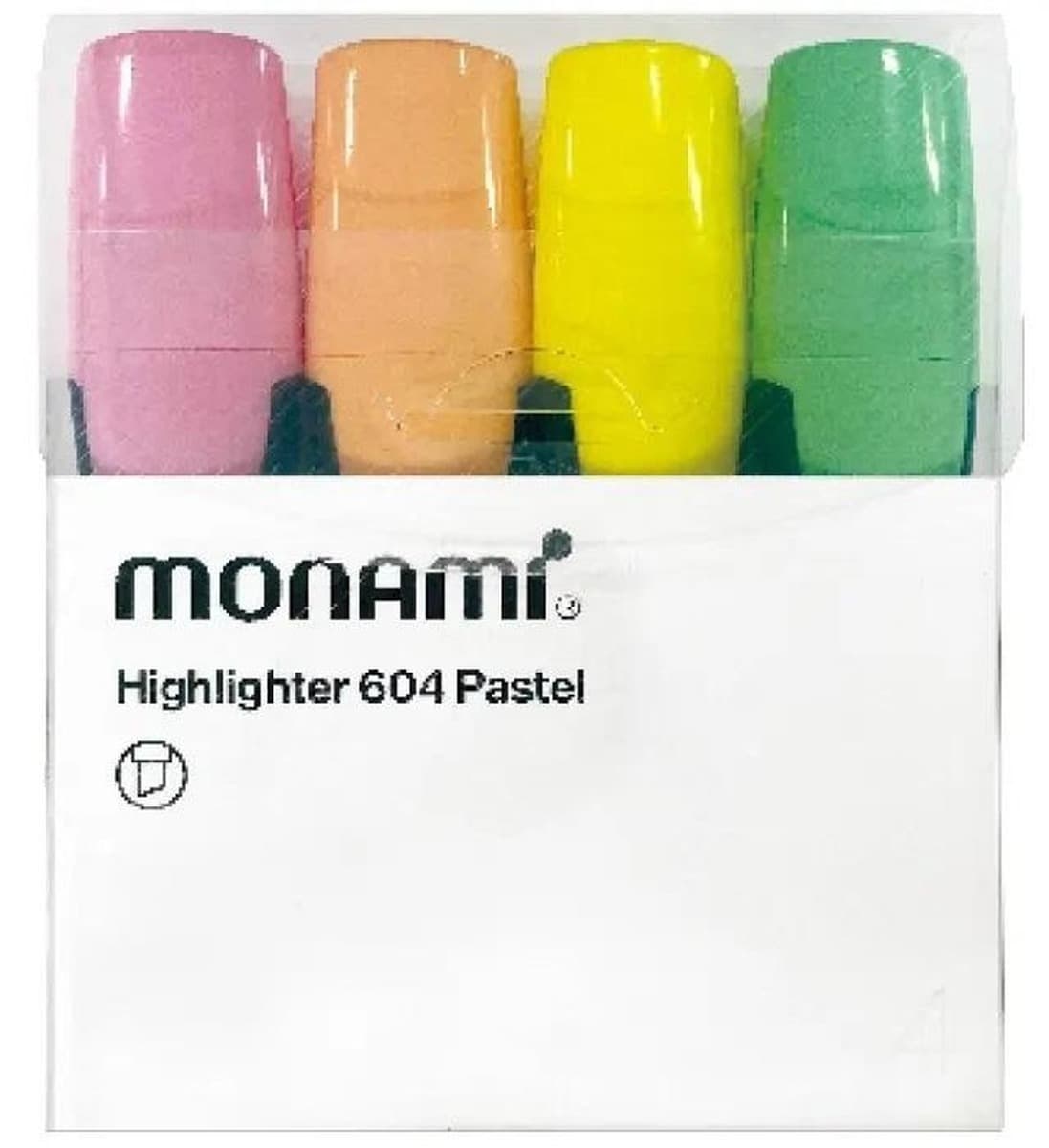 Zakreślacz Monami pastelowy 4 kolory