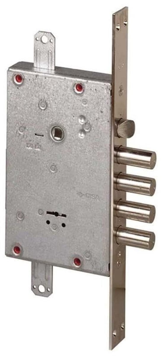 Zamek wpuszczany LOCK MORT 57685.48 + Klucz 06520 + Płyta 06144CR