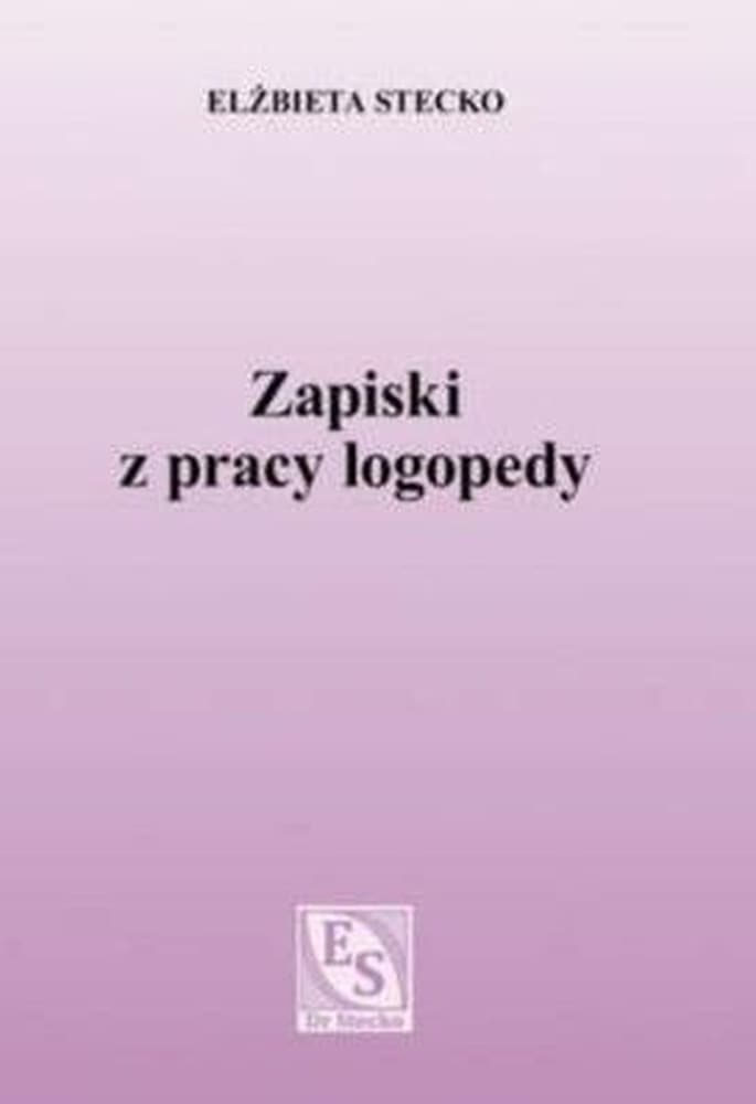 Zapiski z pracy logopedy Elżbieta Stecko 198 stron