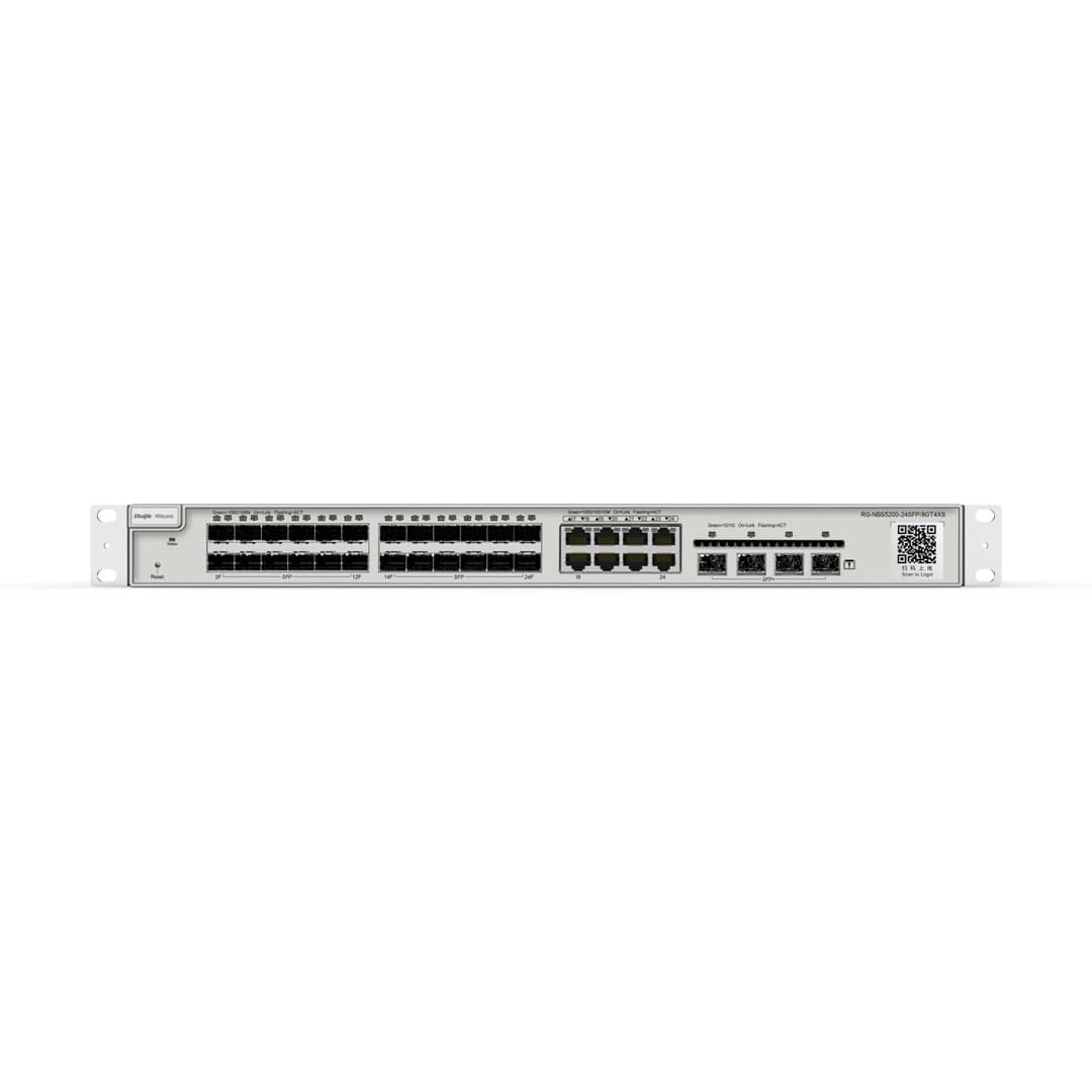Zarządzalny switch Reyee L3, 8 portów 1Gbit, 24 porty SFP 1Gbit, 4 porty Uplink SFP+ 10Gbit Rack