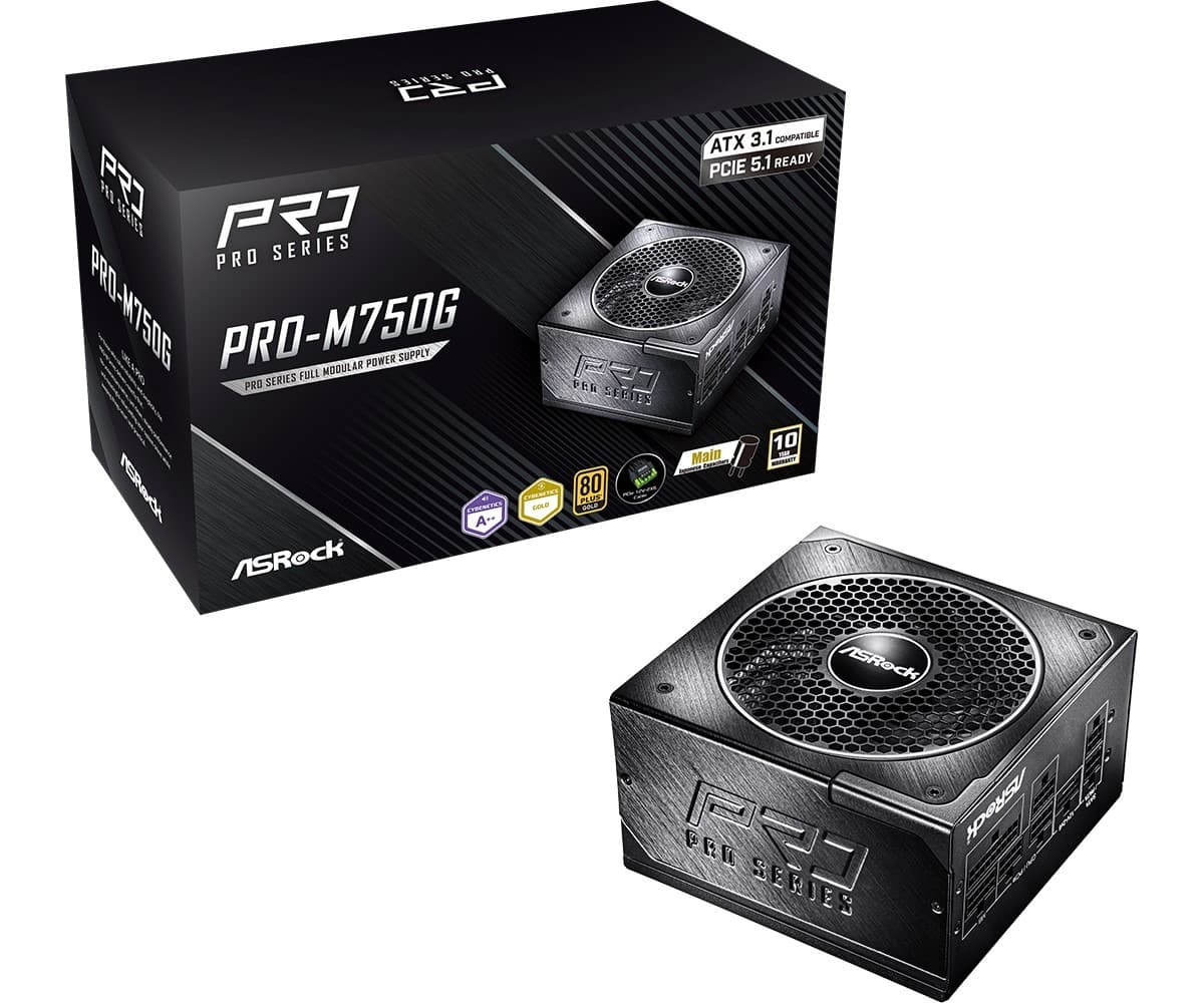 Zasilacz Asrock PRO-M750G 750 W 80 PLUS Gold