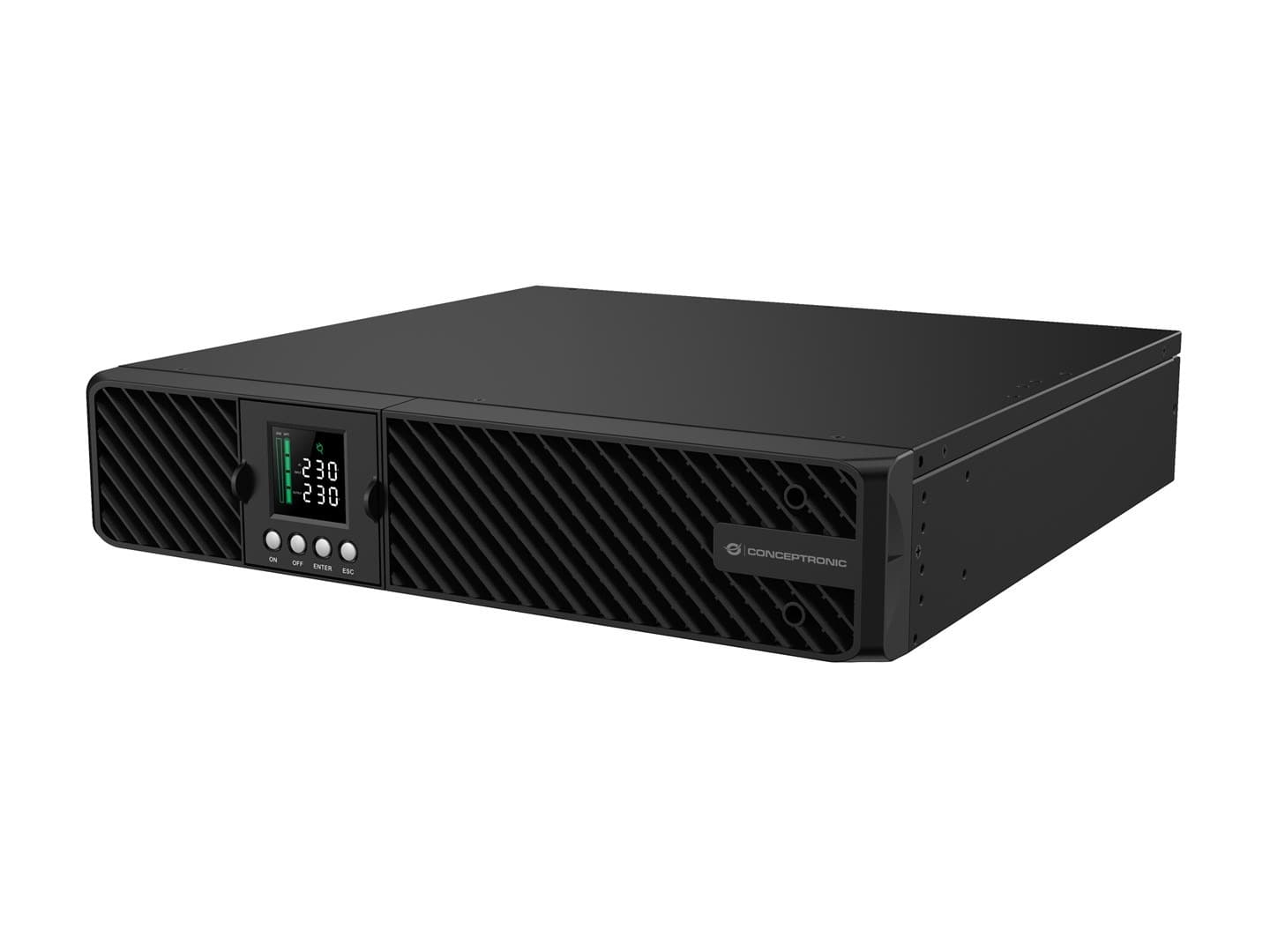 Zasilacz awaryjny Conceptronic USV 3000VA/3000W, 8xIEC, USB, Rack/Tower