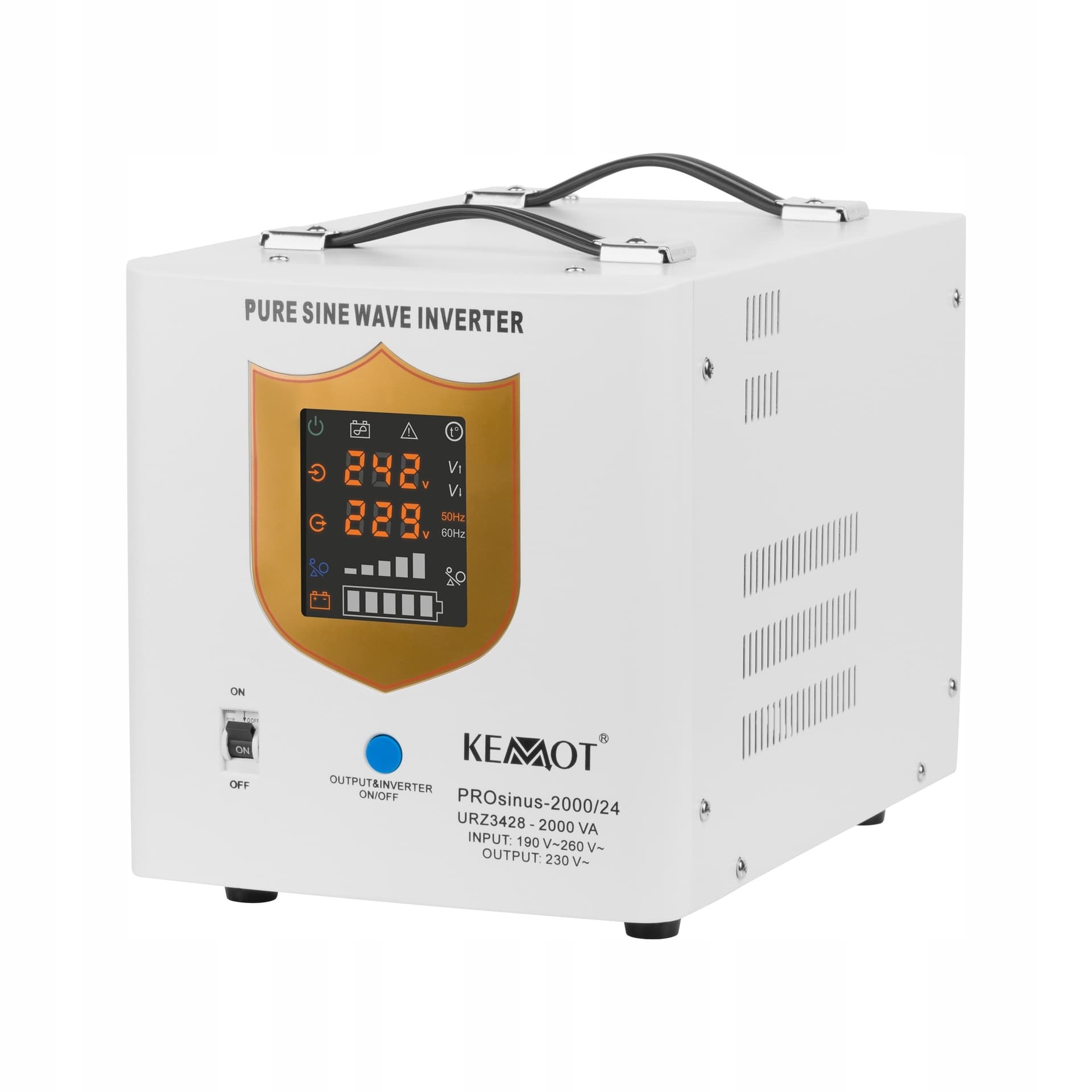 Zasilacz awaryjny KEMOT PROsinus-2000/24 2000VA/1400W
