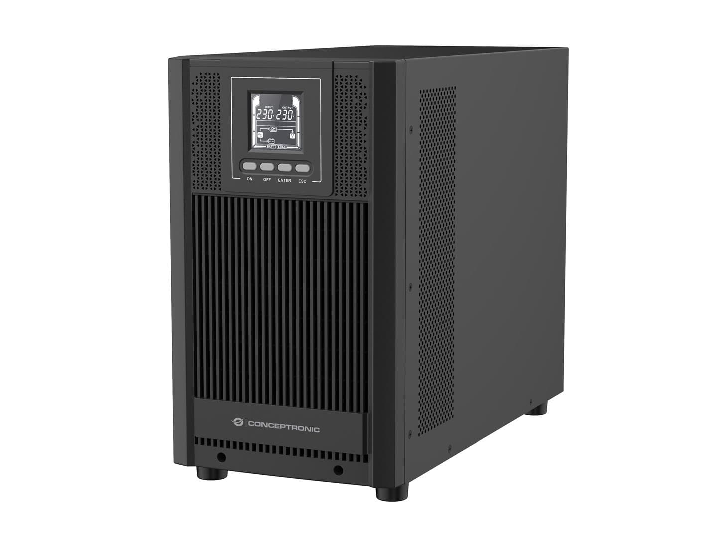 Zasilacz awaryjny UPS Conceptronic 3000VA/2700W, Online Tower, 5xIEC, USB HID