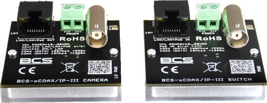 Zasilacz do kamer BCS Power XCOAX/IP-III